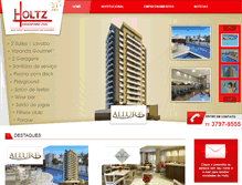 Tablet Screenshot of holtzengenharia.com.br